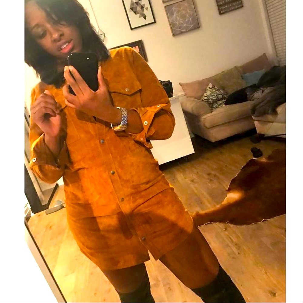 F21 100% Leather Jacket / Dress